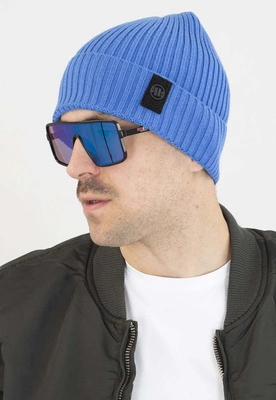 Czapka Zimowa Pit Bull Velcro Logo royal blue