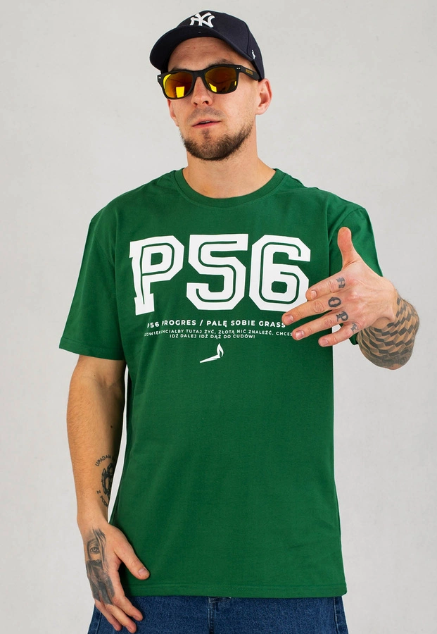 T-shirt Dudek P56 Progres PSG zielony
