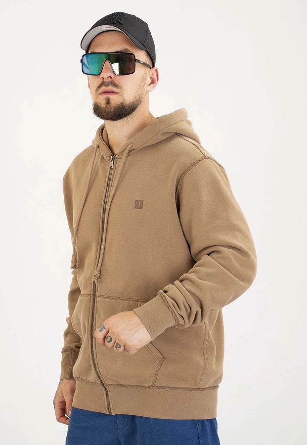 Bluza Pit Bull Z Kapturem ZIP Hackett coyote brown