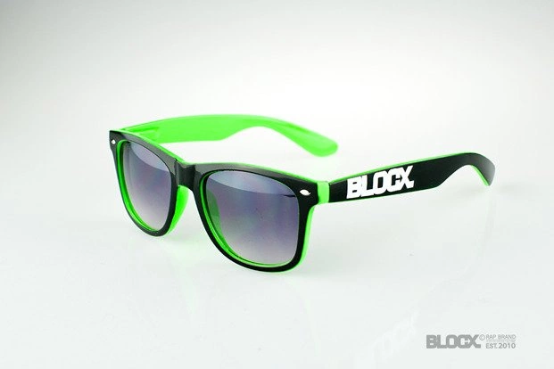 Okulary Blocx Circle Black x Green 2015 68