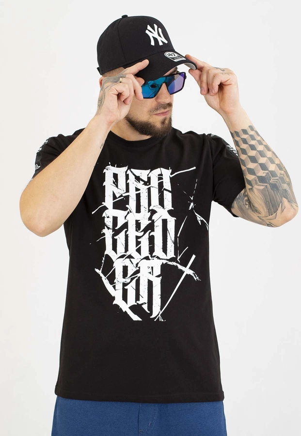 T-shirt Chada Proceder Torn Tape czarny