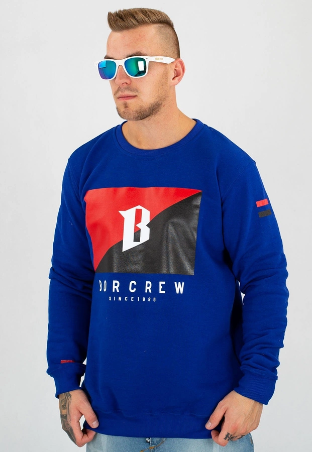 Bluza B.O.R. Biuro Ochrony Rapu Flaga niebieska