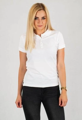 T-shirt Polo Niemaloga Clean biały