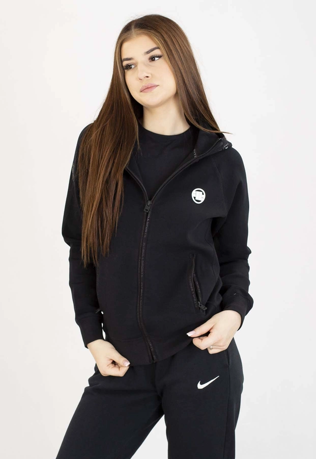 Bluza Pit Bull Z Kapturem Zip Fuchsia black