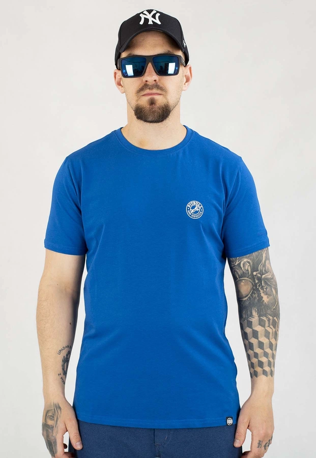 T-shirt Pit Bull Slim San Diego CA Small Logo 140 royal blue
