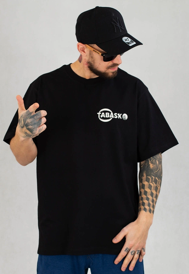 T-shirt Tabasko Cosmos czarny
