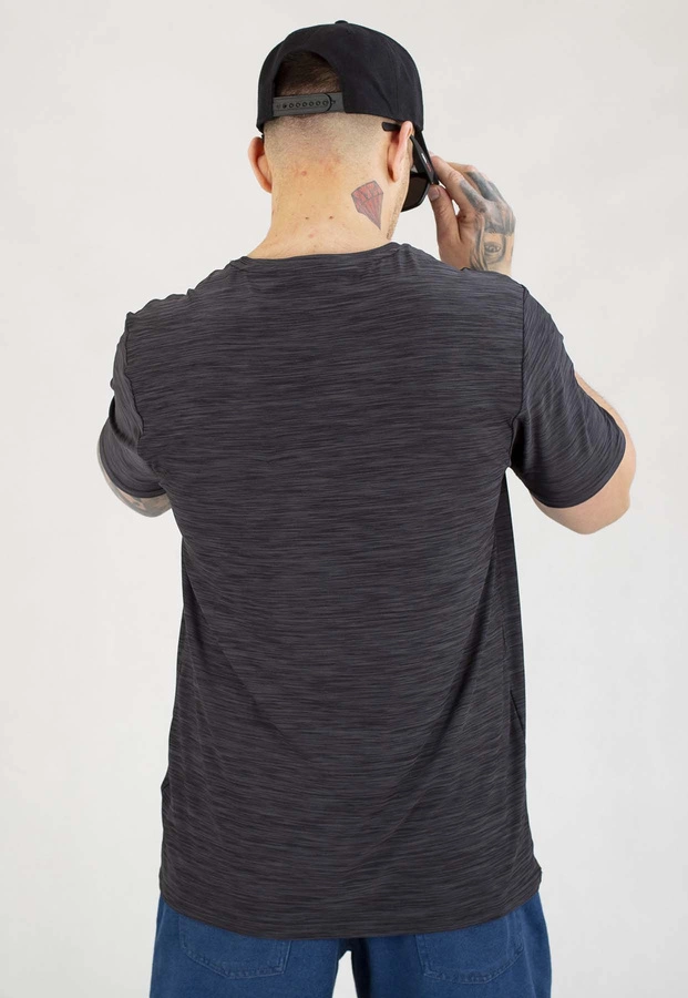 T-shirt Pit Bull Casual Sport Hilltop black melange