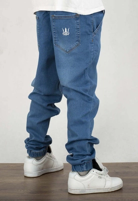 Spodnie Jigga Wear Crown Classic Jogger Jeans jasno niebieskie