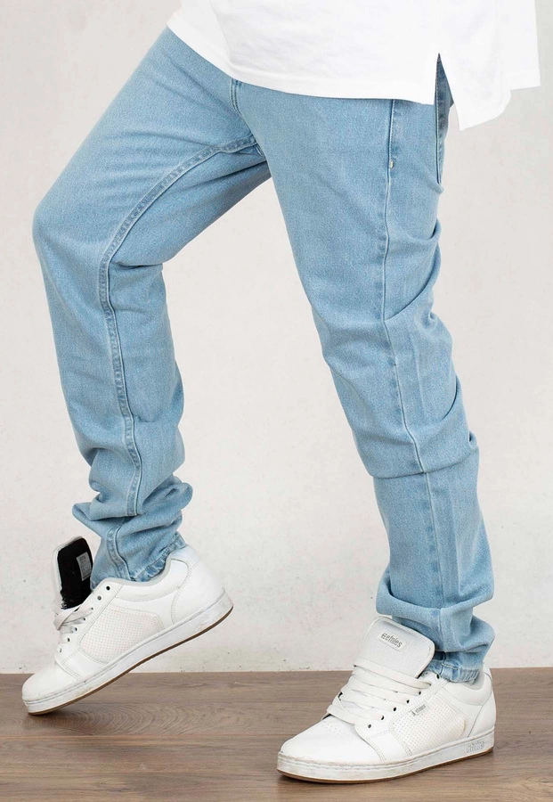 Spodnie Mass Tapered Fit Signature 2.0 light blue