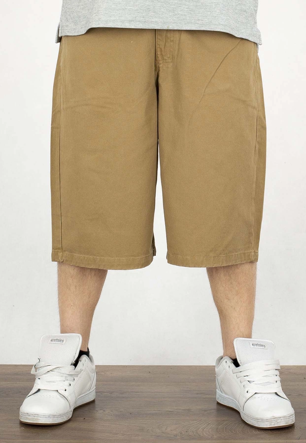 Spodenki Mass Pants Baggy Fit Slang beige