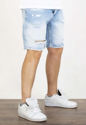 Spodenki I8 Denim Sho23 light blue