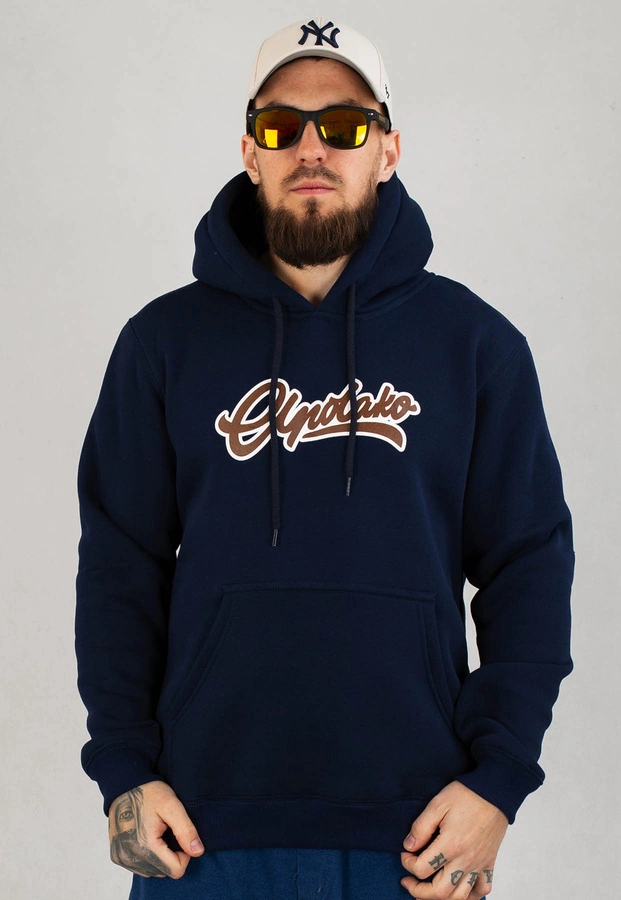 Bluza El Polako Hoodie Classic Outline granatowa