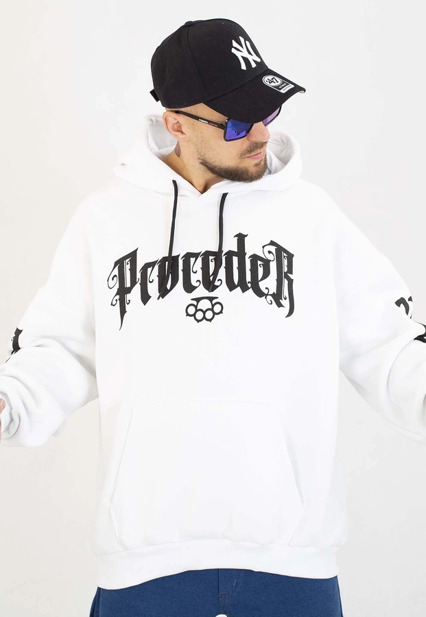 Bluza Chada Z Kapturem Oversize Proceder 1312 biała