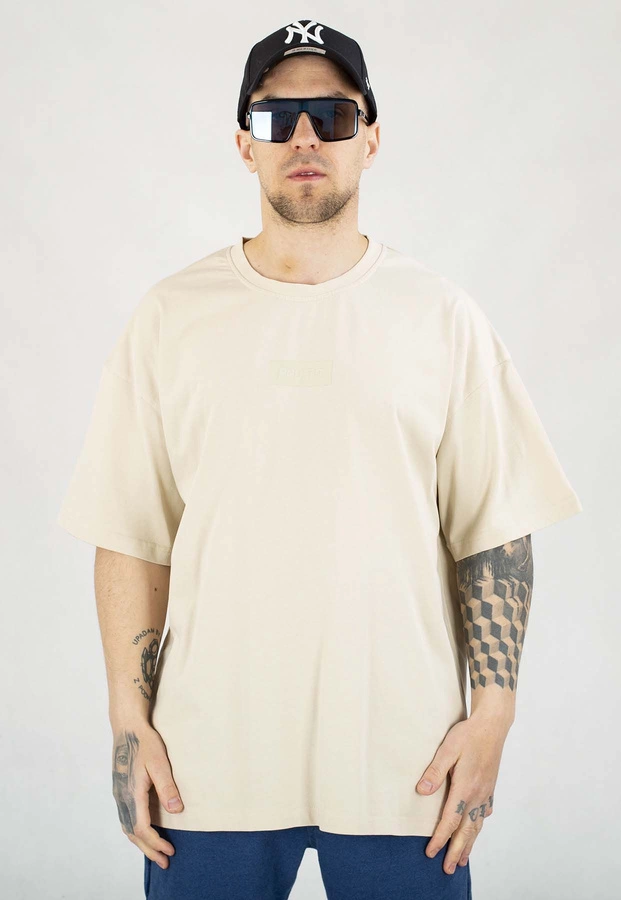 T-shirt Prosto Baggy Box 2.0 beżowy