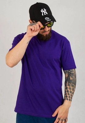 T-shirt Niemaloga Slim 150 Smooth fioletowy