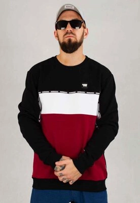 Bluza Patriotic Bez Kaptura Cls One Line biało bordowo czarna