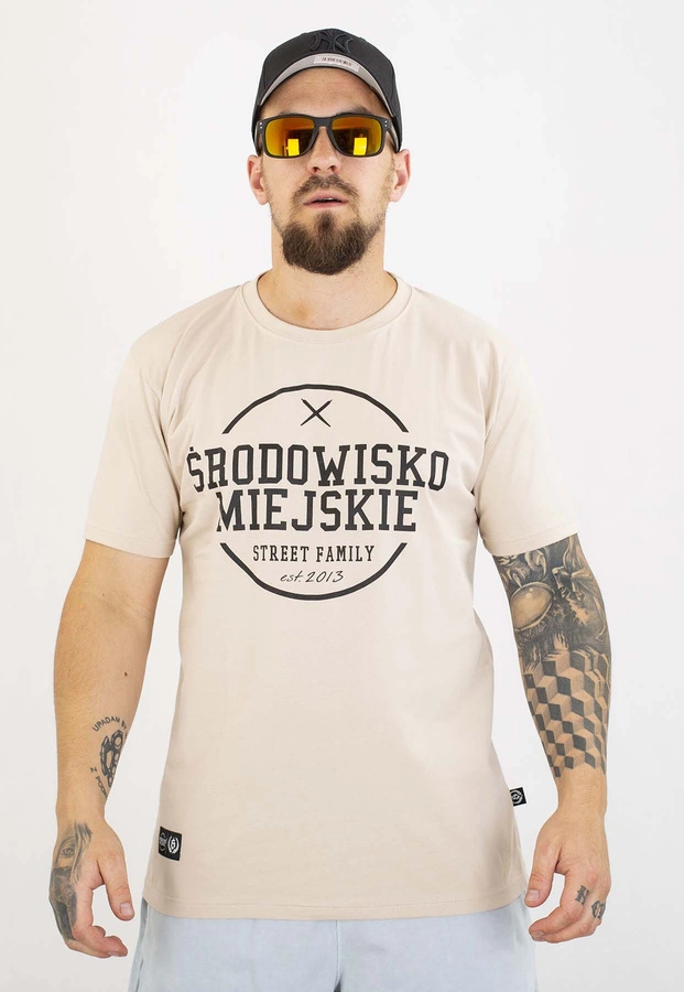 T-shirt Środowisko Miejskie Theme beżowy