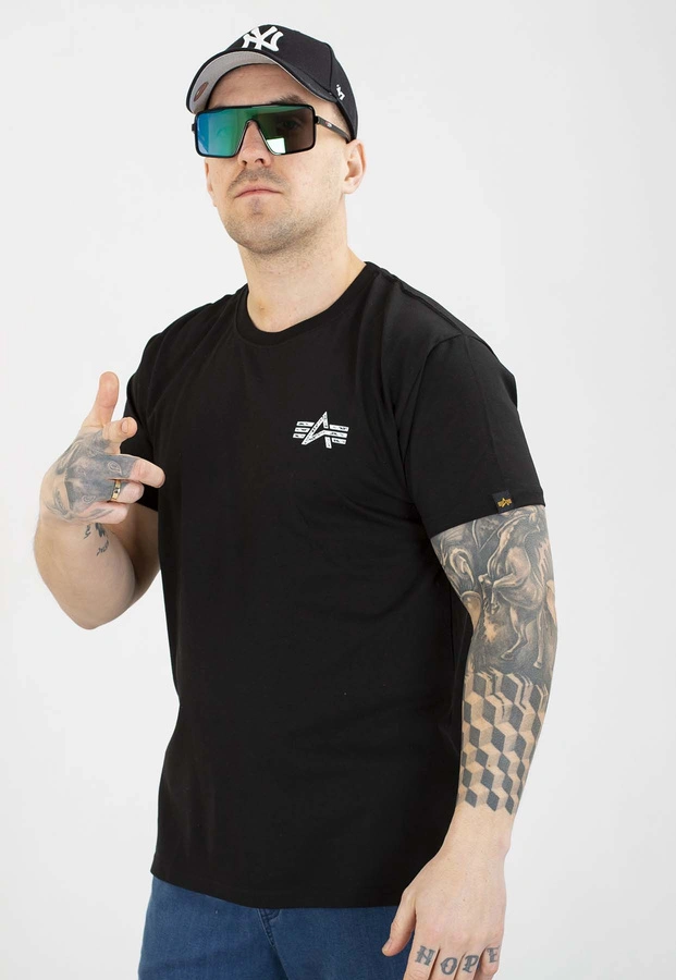 T-shirt Alpha Industries Signature Back Print 148516 czarny