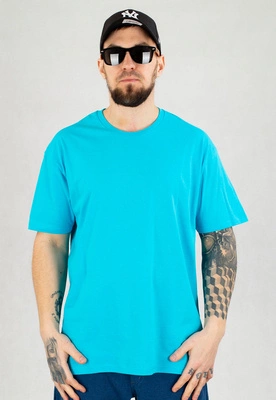 T-shirt Niemaloga 190 One Color turkusowy