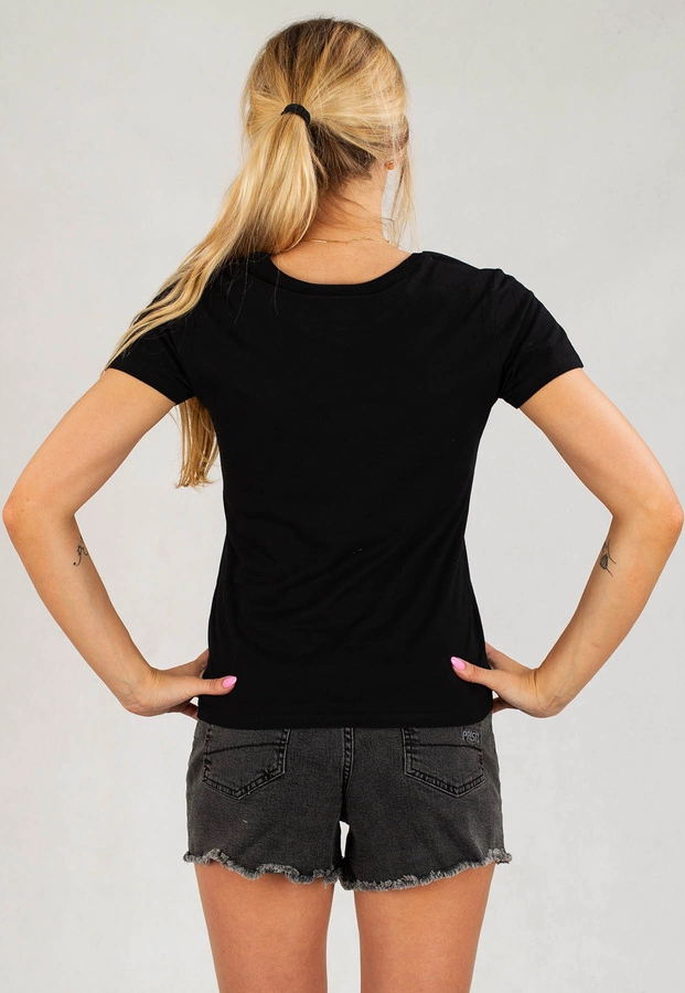 T-shirt Dudek P56 Leaf czarny