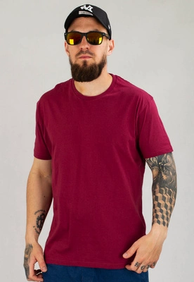 T-shirt Niemaloga Slim 150 Smooth bordowy