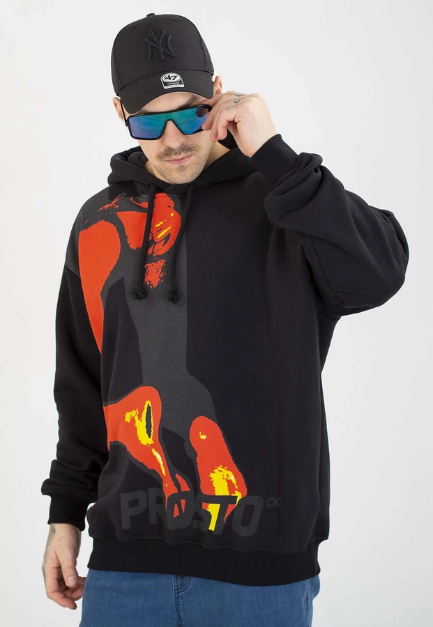 Bluza Prosto Z kapturem NSFW czarna