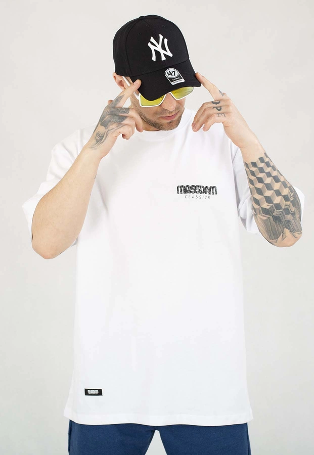 T-shirt Mass Ancient biały