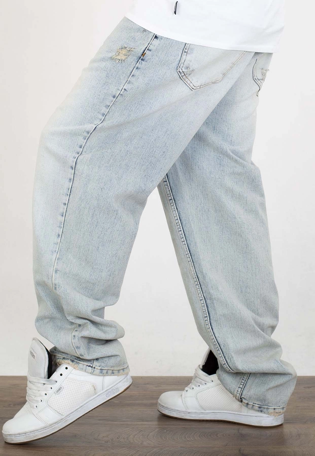 Spodnie I8 Denim BAG100 Baggy light blue