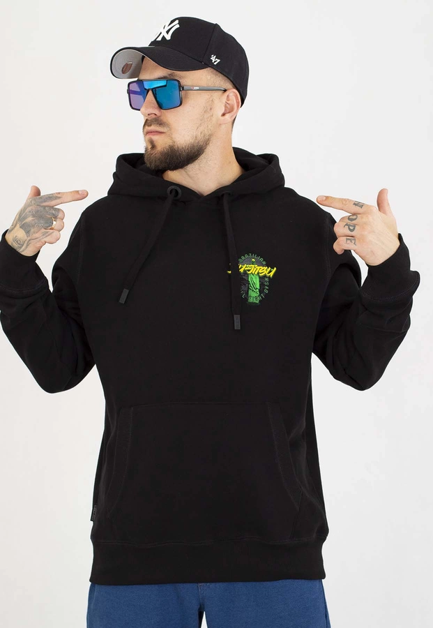 Bluza Pit Bull Z Kapturem BJJ Fight Dvso czarna