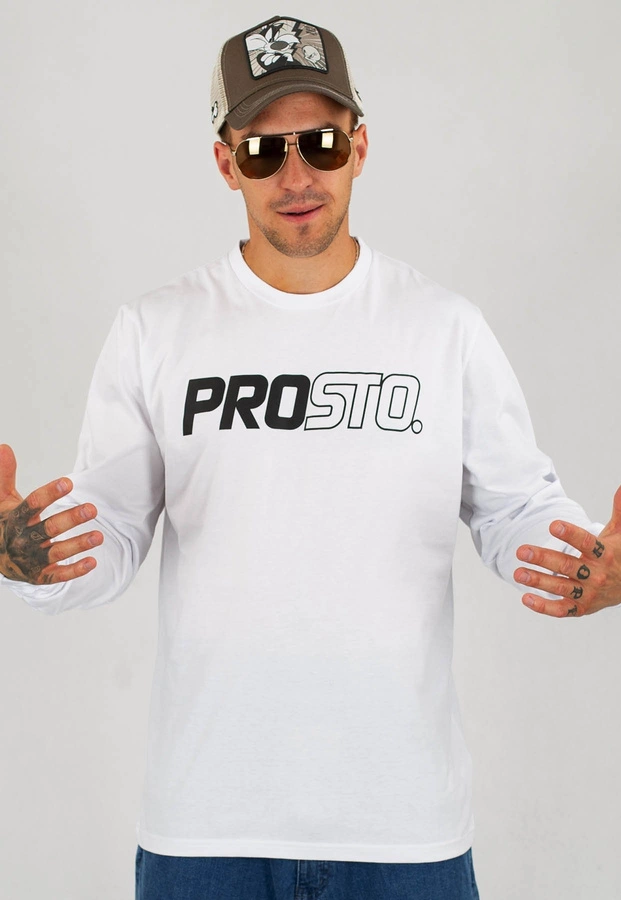 Longsleeve Prosto Jing biały