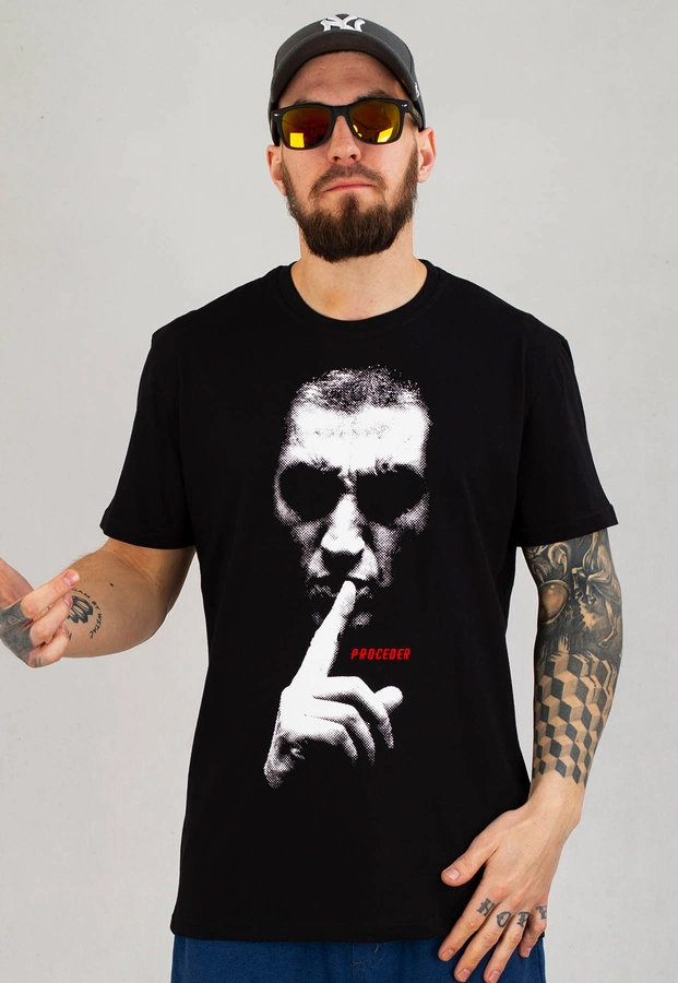 T-shirt Chada Hush czarny