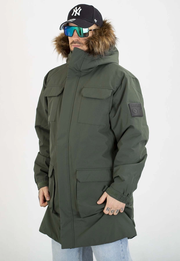 Kurtka Prosto Zimowa Parka Expedition dark olive green