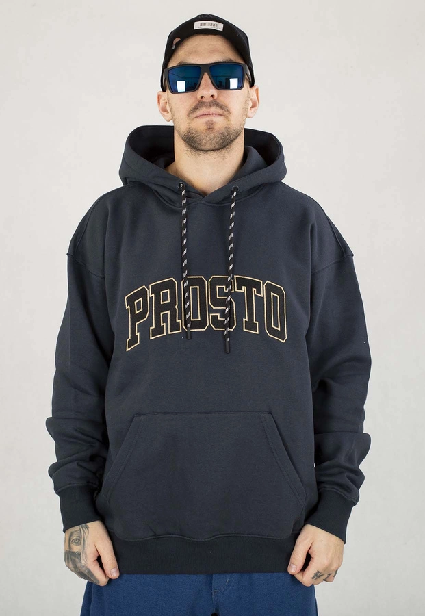 Bluza Prosto Z kapturem College99 granatowa