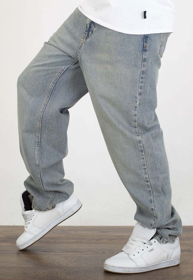 Spodnie I8 Denim BAG96 Baggy light blue brown