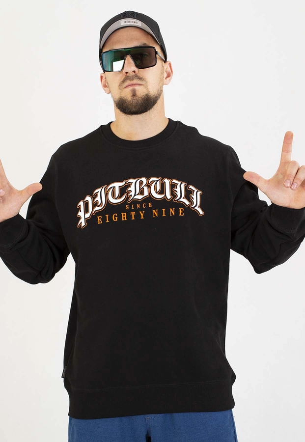 Bluza Pit Bull Bez Kaptura Tattoo czarna