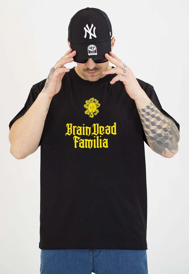 T-shirt Brain Dead Familia Gothic czarny