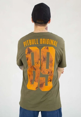 T-shirt Pit Bull Eighty Nine Dog dark olive