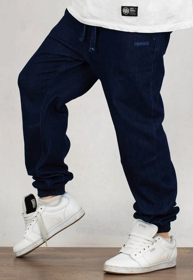 Spodnie Prosto Jogger Jeans Pazy navy