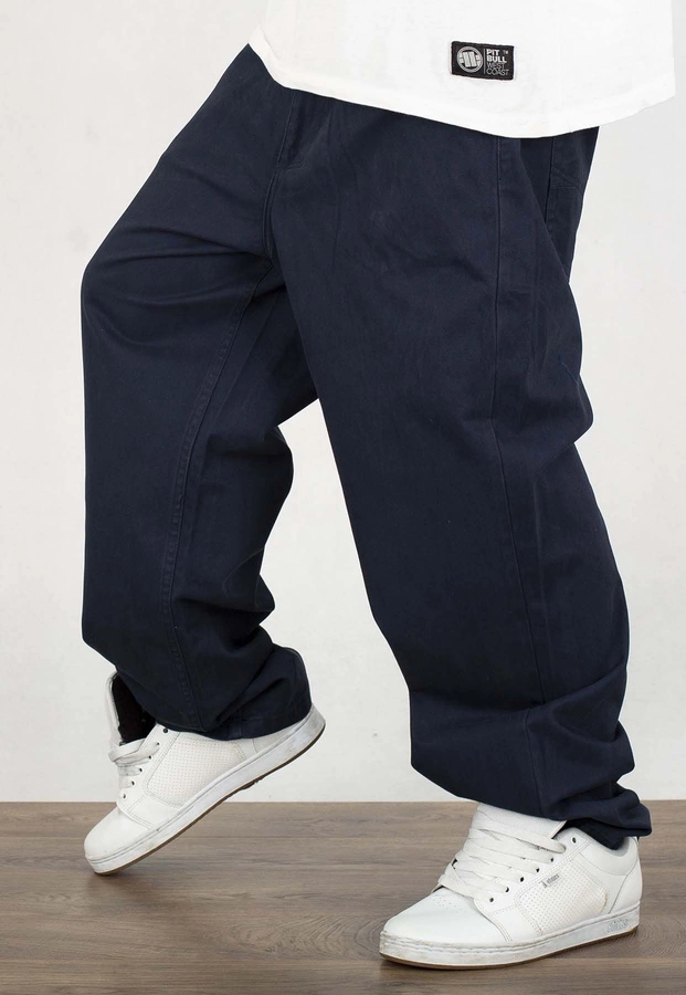 Spodnie Mass Pants Baggy Fit Slang granatowe