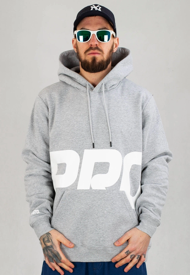 Bluza Prosto Hoodie Hide szara