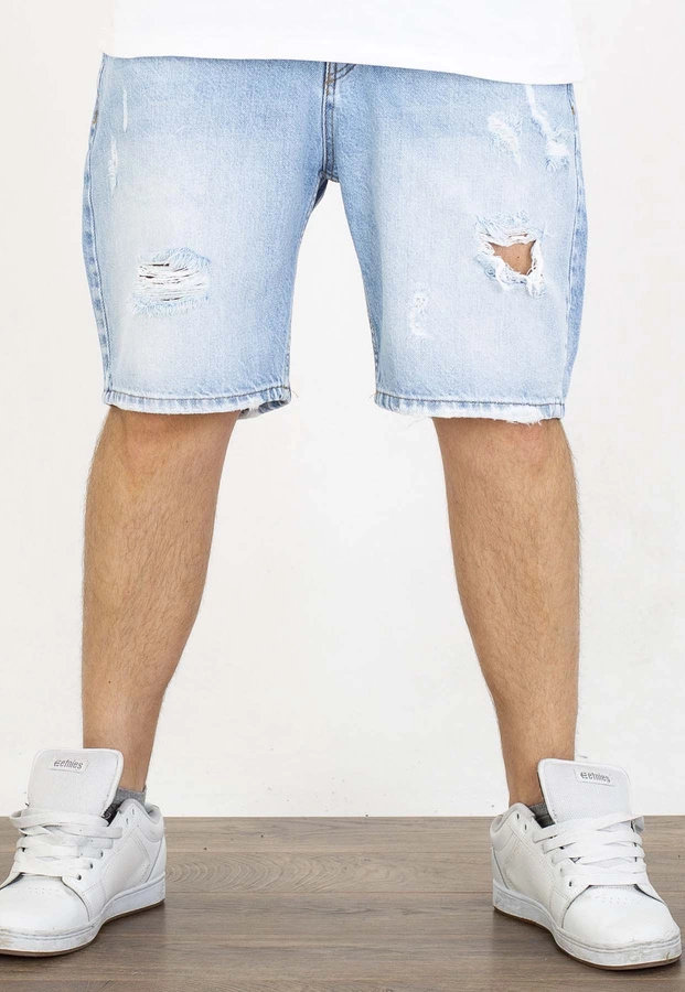 Spodenki I8 Denim Sho21 light blue