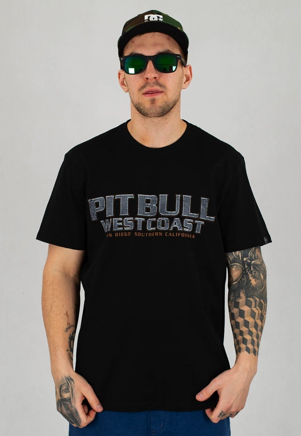 T-shirt Pit Bull Fighter czarny