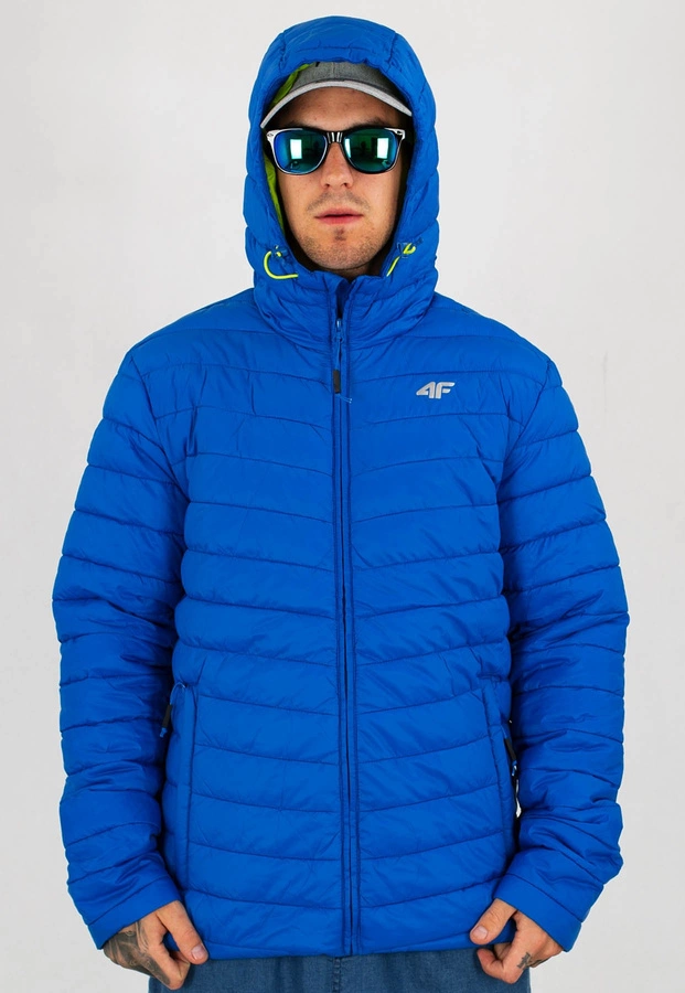 Kurtka 4F KUMP002 niebieska