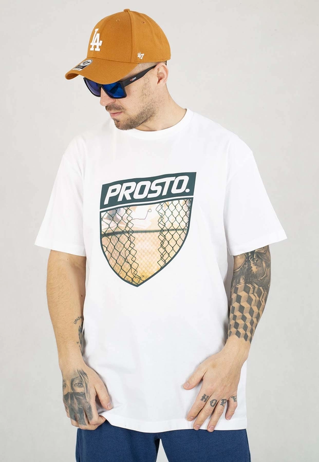 T-shirt Prosto Skizzle biały