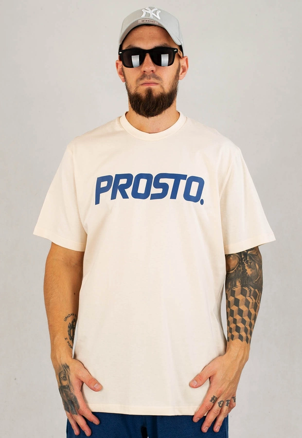 T-shirt Prosto Legacy beżowy