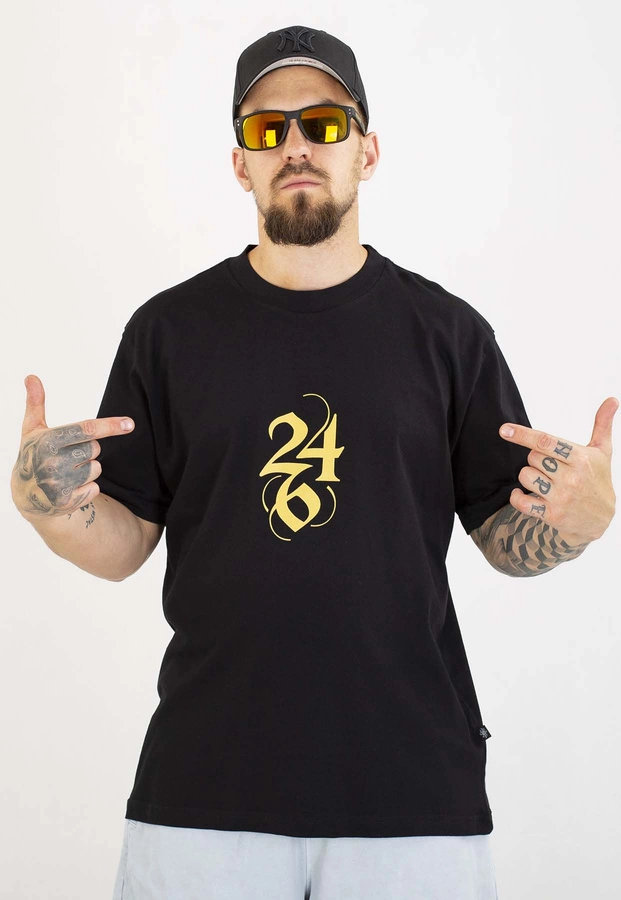 T-shirt Brain Dead Familia Cross 246 czarny