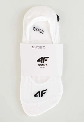 Skiety 4F F273 2-pak białe