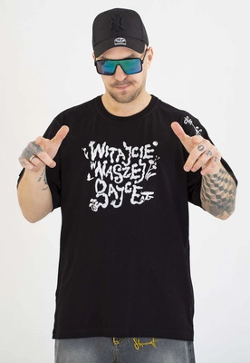 T-shirt Stoprocent Witajcie W Naszej Bajce czarny