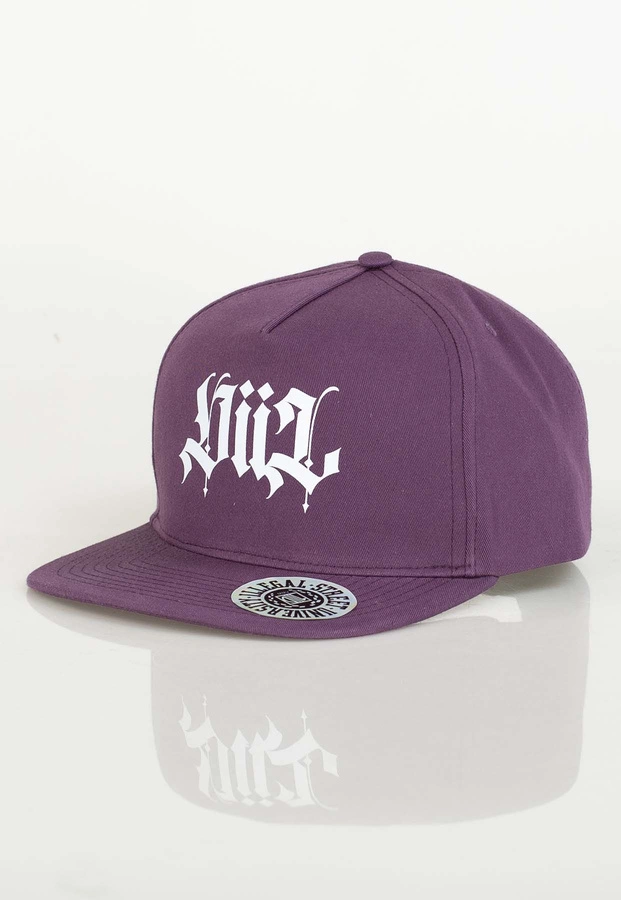 Czapka Snapback Diil Gotic fioletowo biała