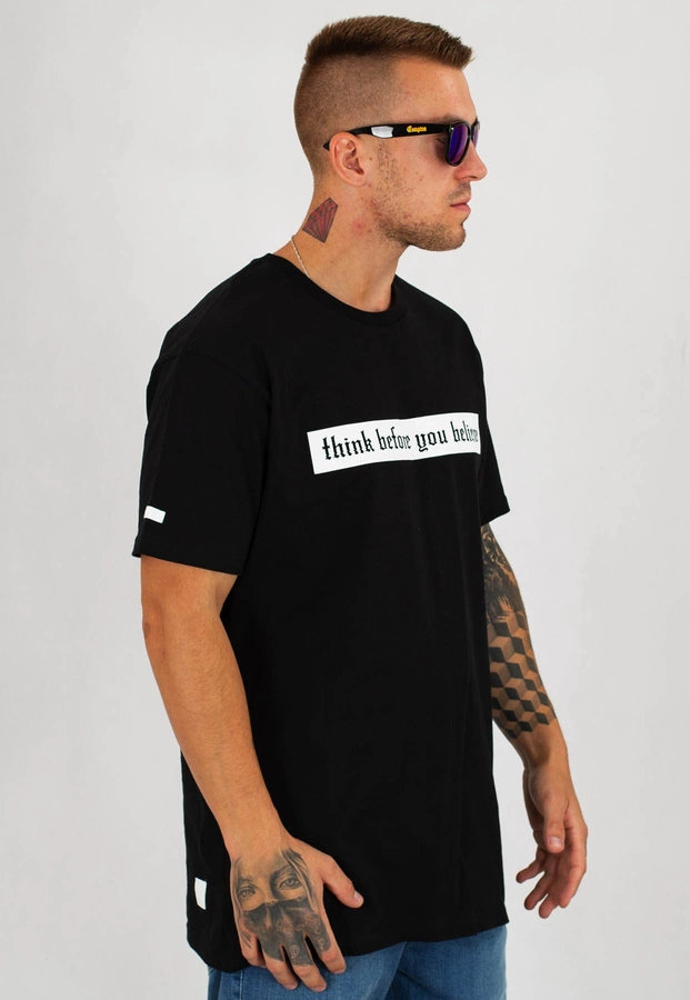 T-shirt B.O.R. Biuro Ochrony Rapu Pinokio czarny